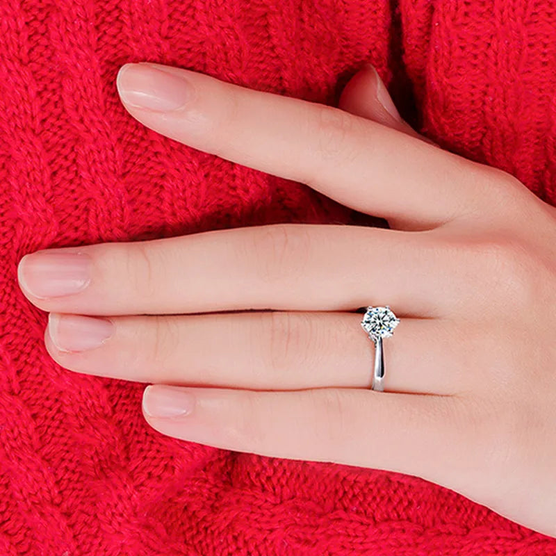 YAAMELI Zircon Wedding Engagement Ring