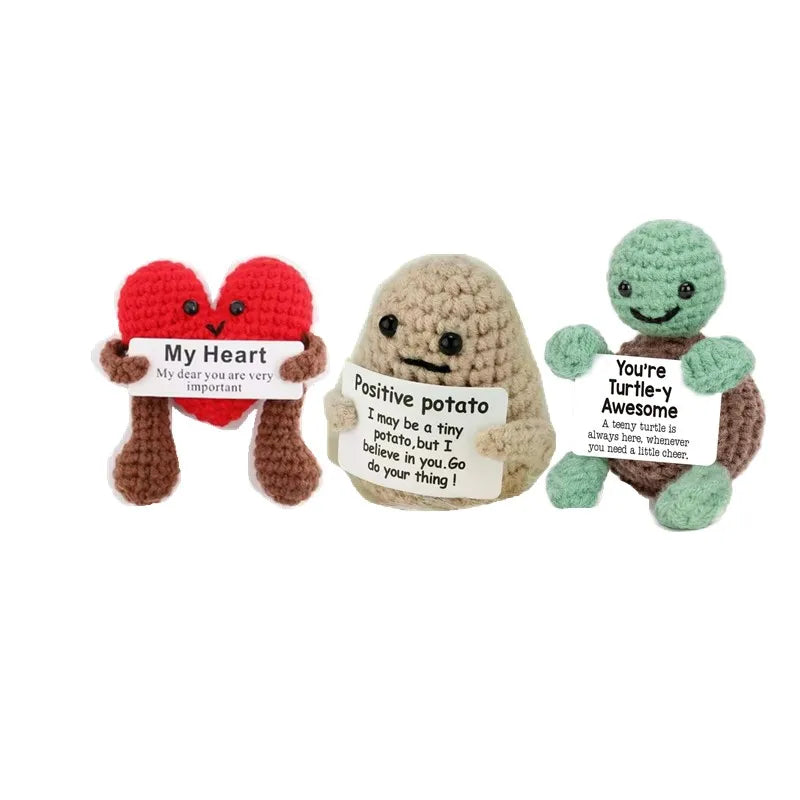 Positive Energy Potato Plush Knitting Doll