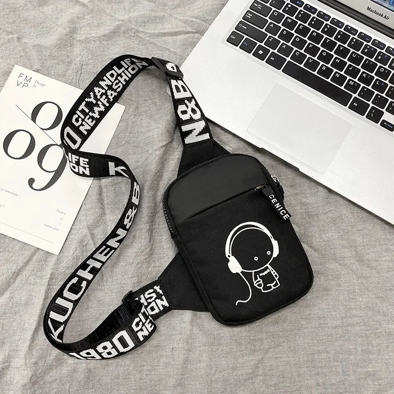 Urban Men's Shoulder Bag Waterproof & Mobile-Friendly