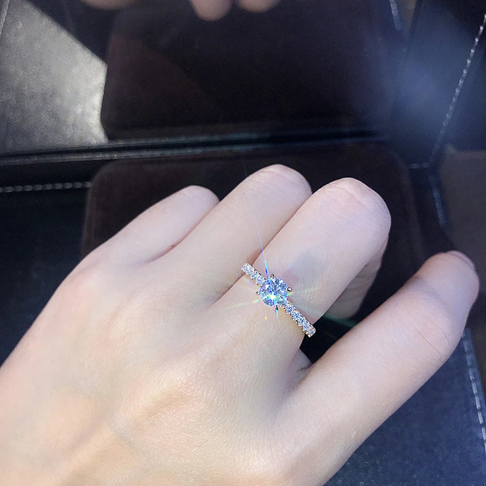 Classic 4-Claw Zirconia Engagement