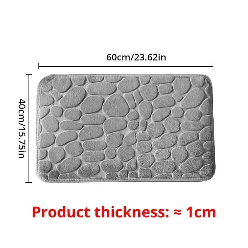 Living Room Non-Slip Mat Cobblestone Floor Mat Home Furnishings
