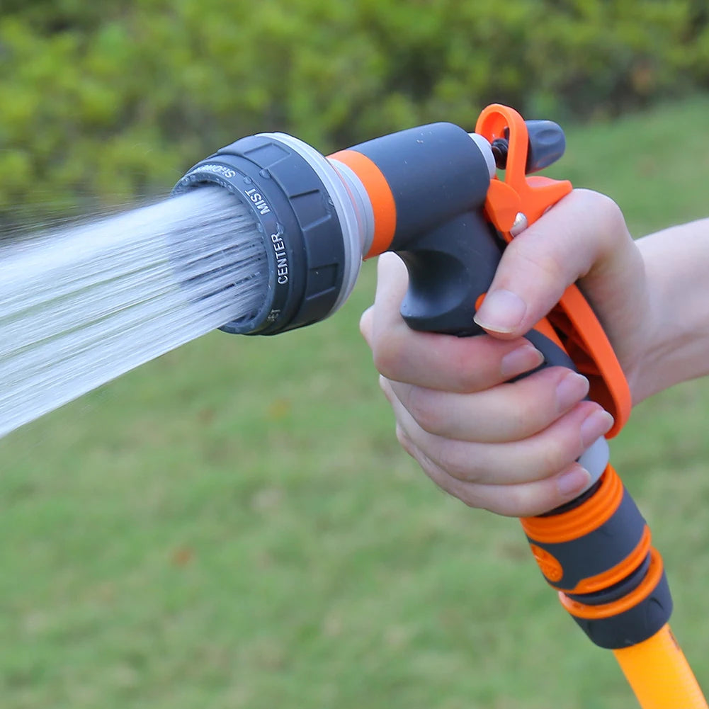 High-Pressure Garden Water Spray Gun Multi-Function Hose Nozzle