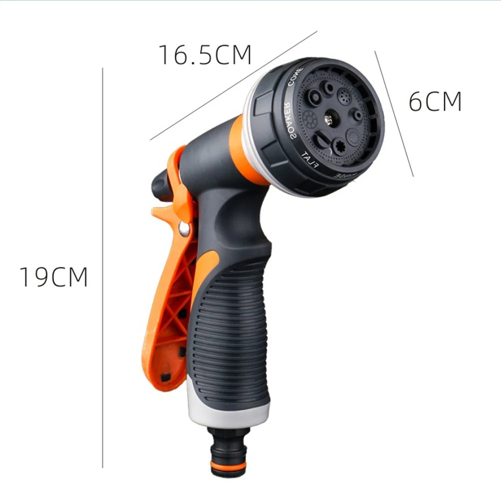 High-Pressure Garden Water Spray Gun Multi-Function Hose Nozzle