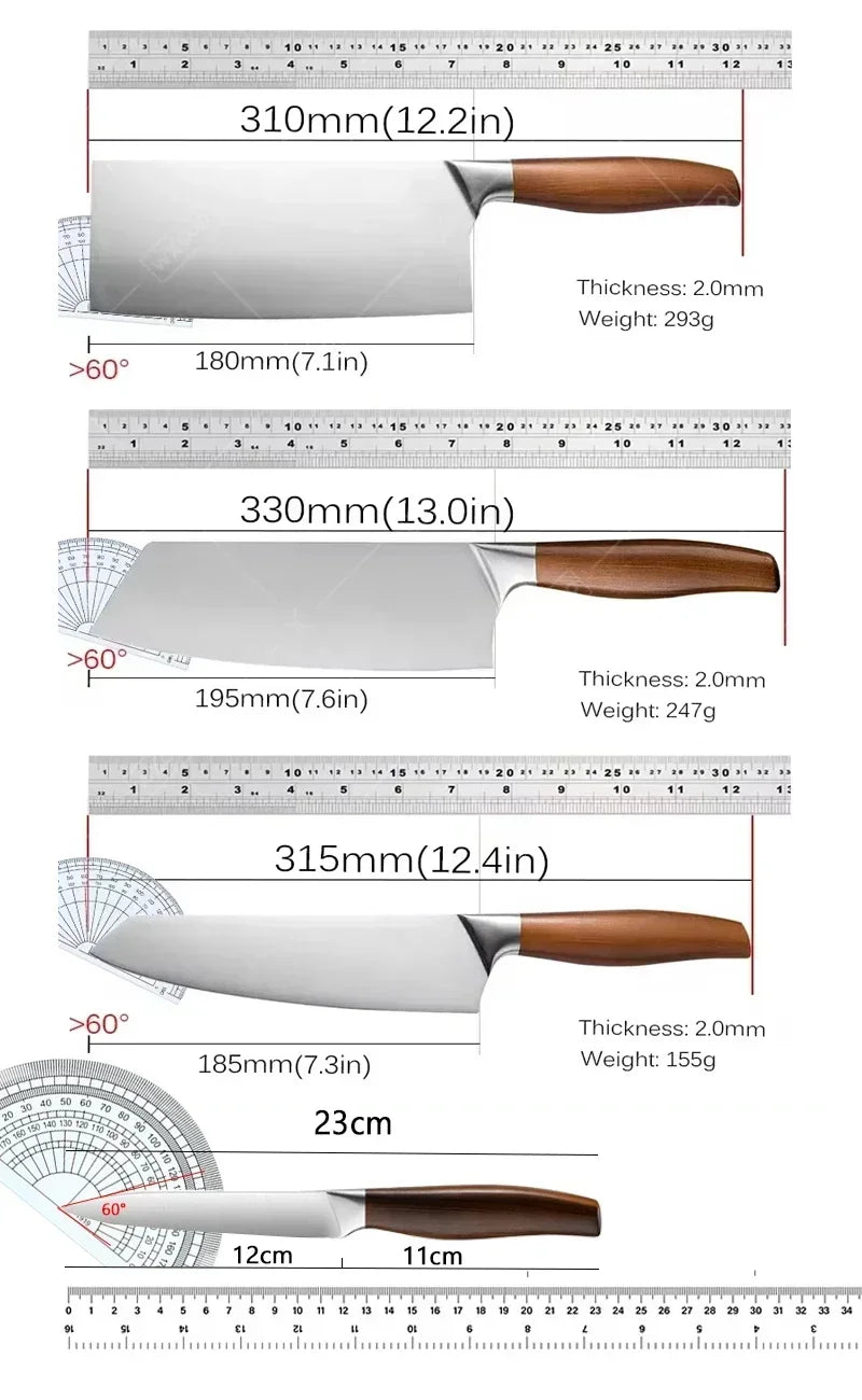 WXCOO Japanese Santoku Chef Knife