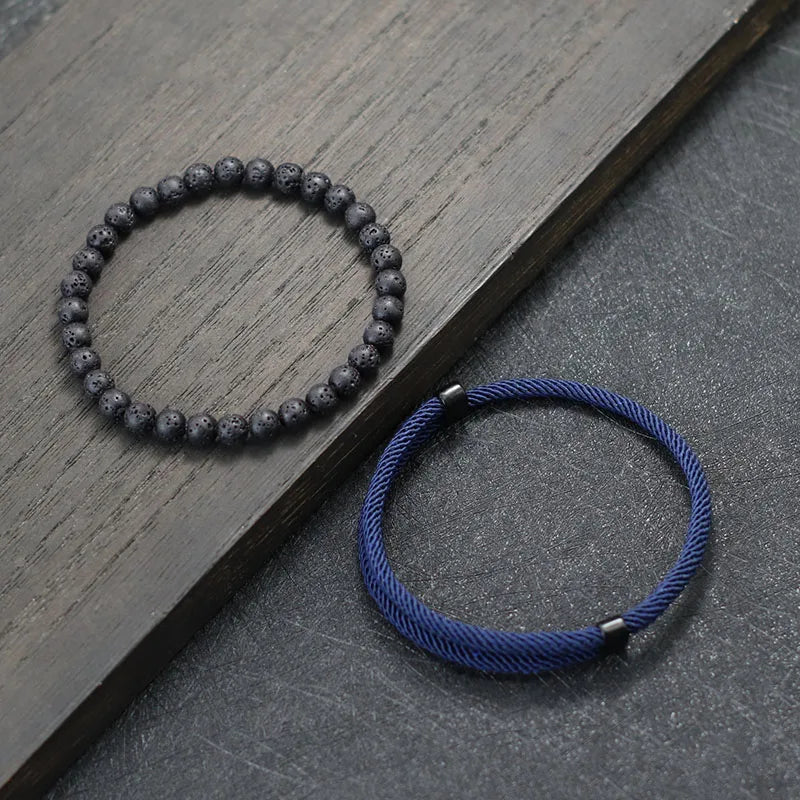 Men's Adjustable Lucky Thread Bracelet – Fashion Gift Accessory