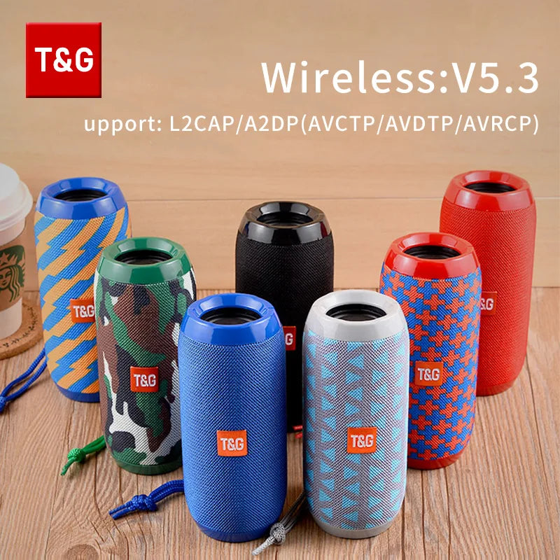 Portable True Wireless Sound Box Waterproof Loudspeaker