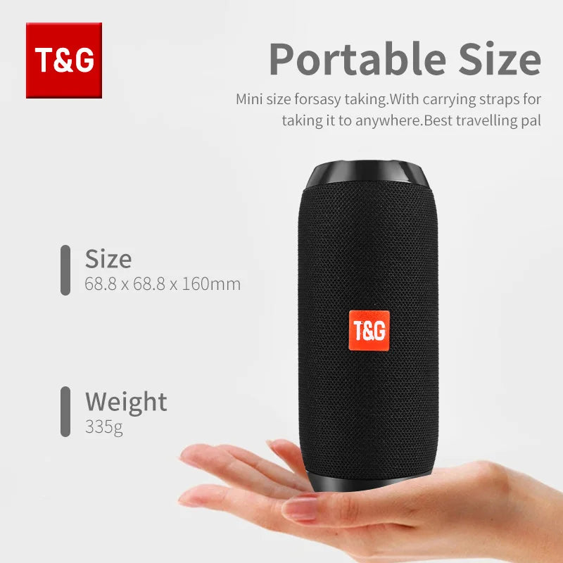 Portable True Wireless Sound Box Waterproof Loudspeaker