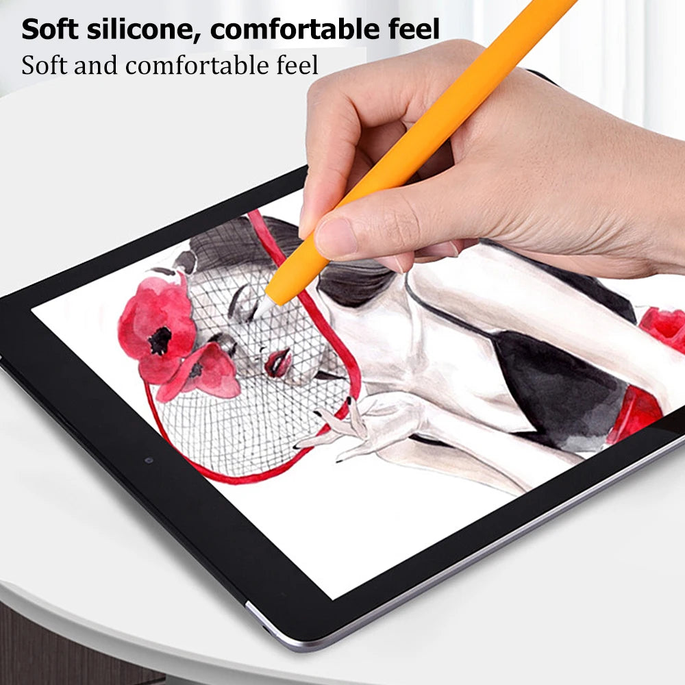 Silicone Case for Apple Pencil 1st & 2nd Gen Non-Slip & Protective