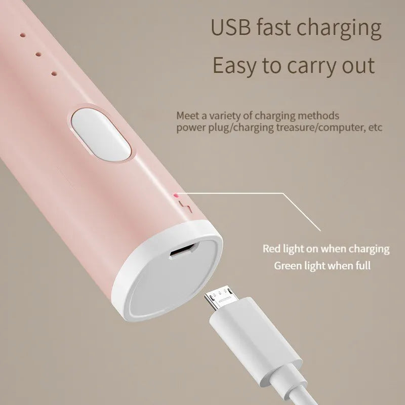 USB Rechargeable Handheld Milk Frother & Egg Beater 3-Speed Electric Mixer