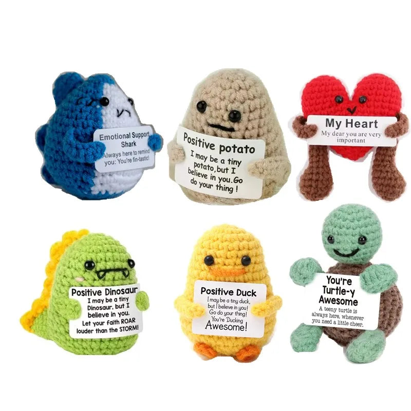 Positive Energy Potato Plush Knitting Doll
