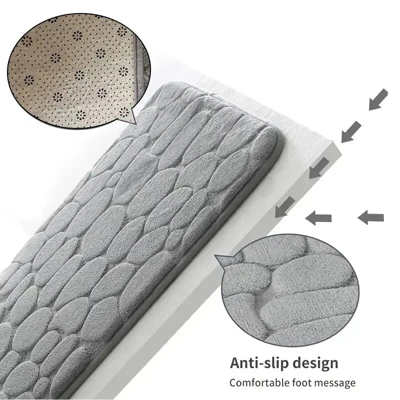 Living Room Non-Slip Mat Cobblestone Floor Mat Home Furnishings