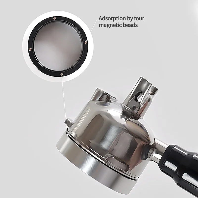 Coffee Dosing Ring – Anti-Spill Aluminum Powder Catcher (51mm/53mm/58mm)