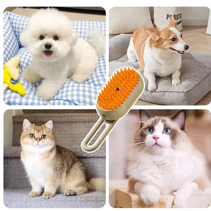 Cat Dog Pet Spray Massage Brush
