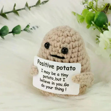 Positive Energy Potato Plush Knitting Doll