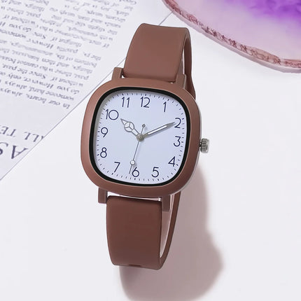 Cute Bear Ladies Watch Casual Jelly Style