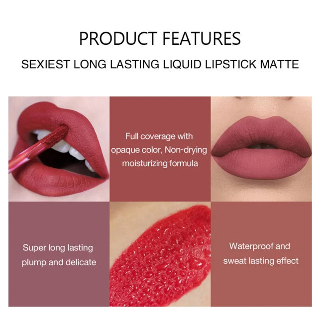 Sexy Long Lasting Velvet Matte Lip Gloss