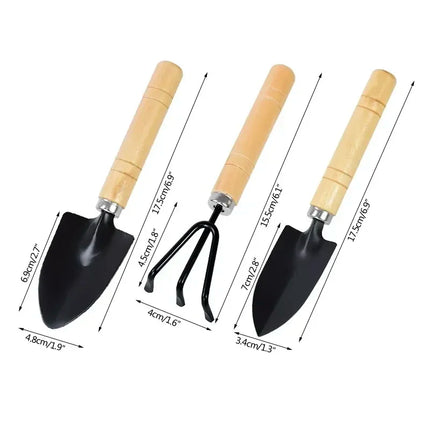 3Pcs Mini Garden Tool Set for Indoor Plants & Pots