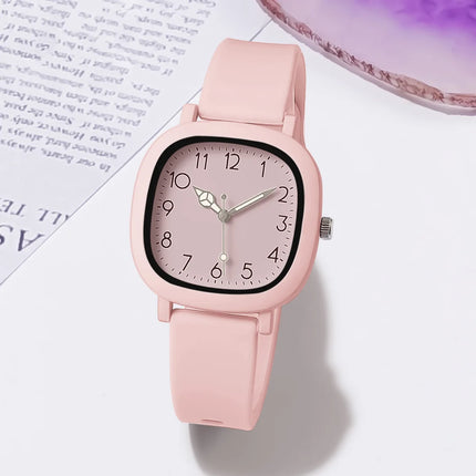 Cute Bear Ladies Watch Casual Jelly Style
