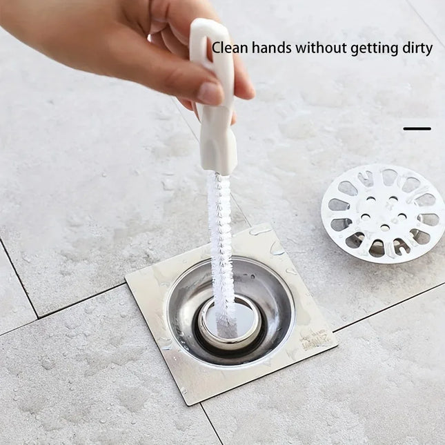 Flexible Sink Drain Cleaning Brush Clog Remover Tool