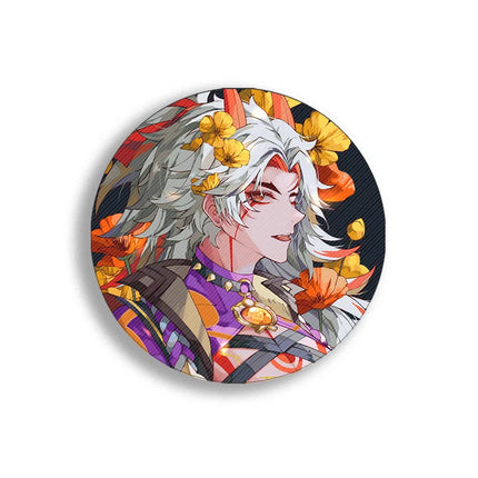 Genshin Impact Anime Brooch Pin