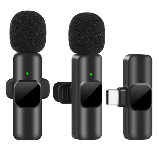 New Wireless Lavalier Microphone Portable Audio Video Recording Mini Mic