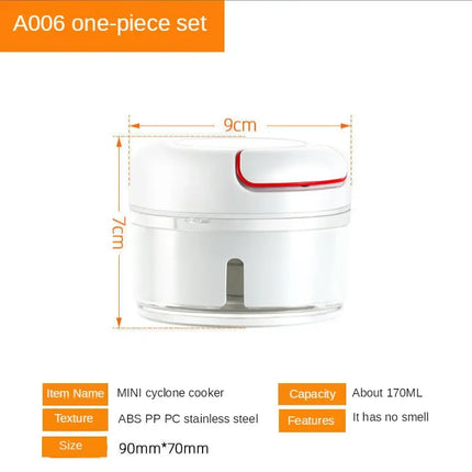 Hand Pulled Garlic Grinder In The Kitchen