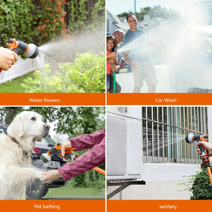 High-Pressure Garden Water Spray Gun  Multi-Function Hose Nozzle