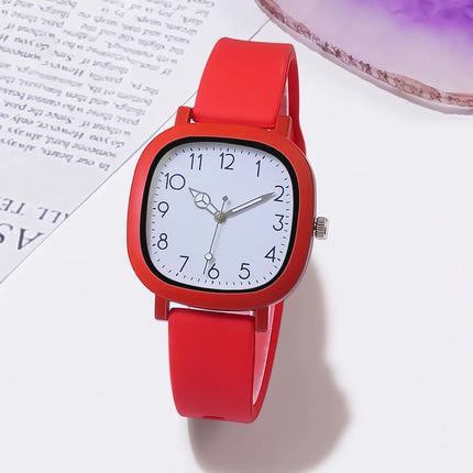 Cute Bear Ladies Watch Casual Jelly Style