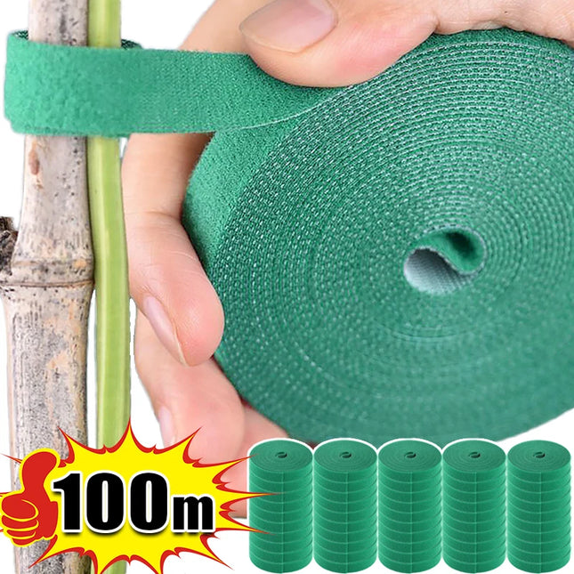 Self-Adhesive Plant Cable Tie, Adjustable Nylon Garden Tape