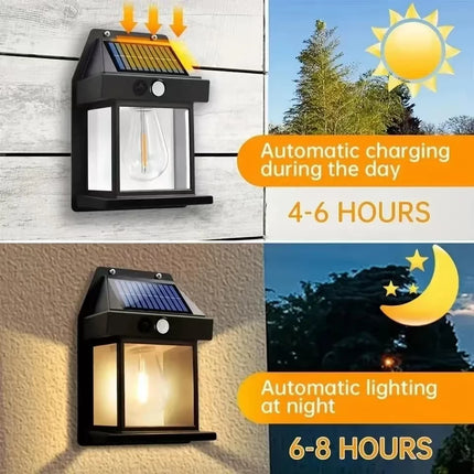 Powerful Outdoor Solar Garden Streetlight, Waterproof LED