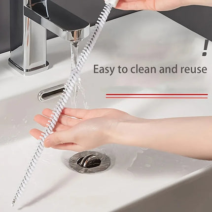 Flexible Sink Drain Cleaning Brush Clog Remover Tool