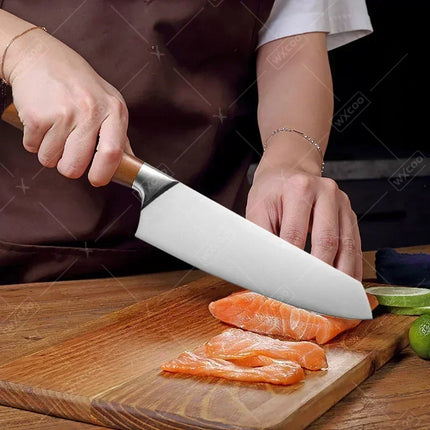 WXCOO Japanese Santoku Chef Knife