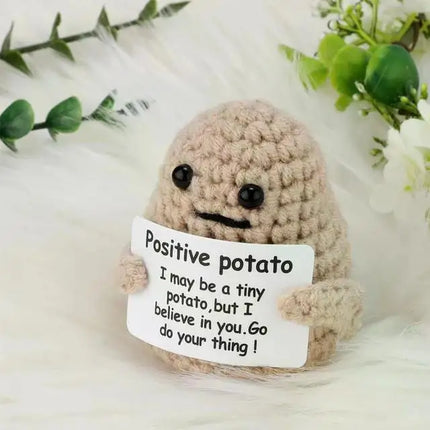 Positive Energy Potato Plush Knitting Doll