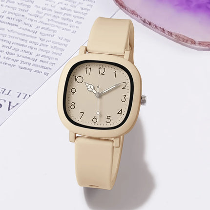 Cute Bear Ladies Watch Casual Jelly Style