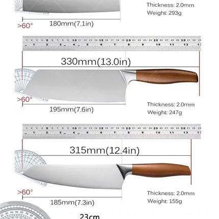 WXCOO Japanese Santoku Chef Knife