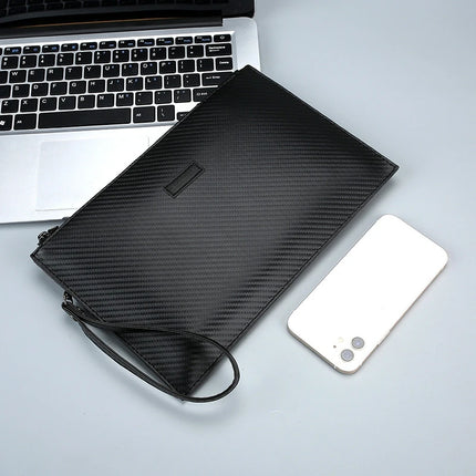 Men's Leather Business Clutch Bag