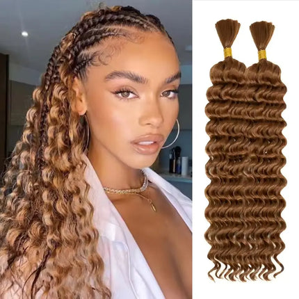 Synthetic 18" Deep Wave Braiding Hair