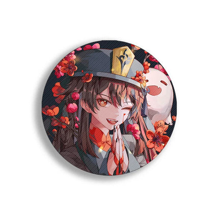 Genshin Impact Anime Brooch Pin