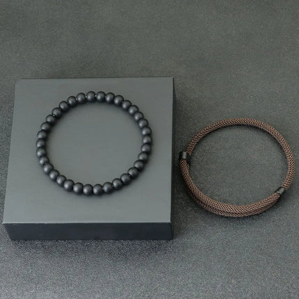 Men's Adjustable Lucky Thread Bracelet – Fashion Gift Accessory