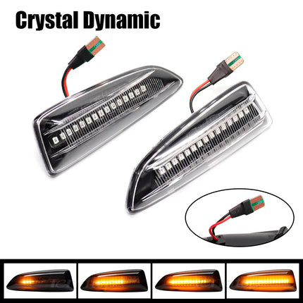 2Pcs LED Dynamic Side Marker Lights for Opel