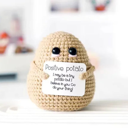 Positive Energy Potato Plush Knitting Doll