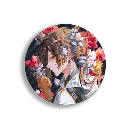 Genshin Impact Anime Brooch Pin