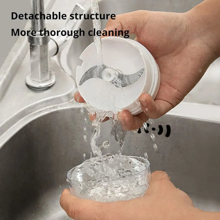 Hand Pulled Garlic Grinder In The Kitchen