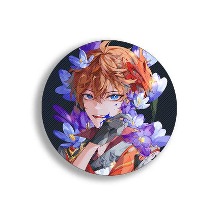 Genshin Impact Anime Brooch Pin