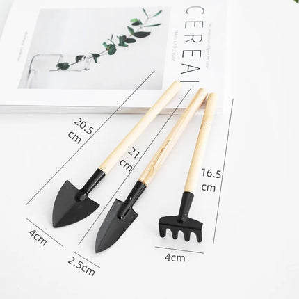 3Pcs Mini Garden Tool Set for Indoor Plants & Pots