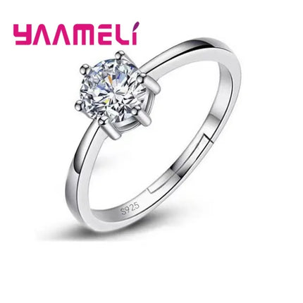 YAAMELI Zircon Wedding Engagement Ring