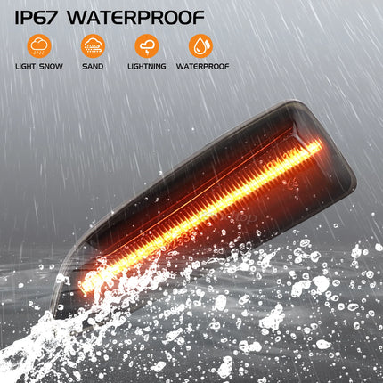 2Pcs LED Dynamic Side Marker Lights for Opel