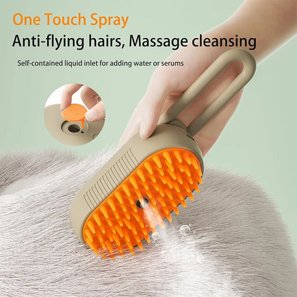 Cat Dog Pet Spray Massage Brush