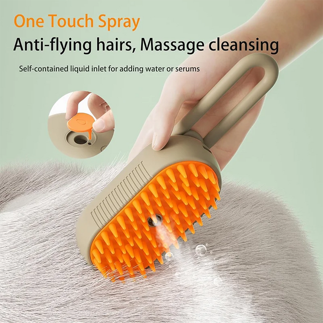 Cat Dog Pet Spray Massage Brush