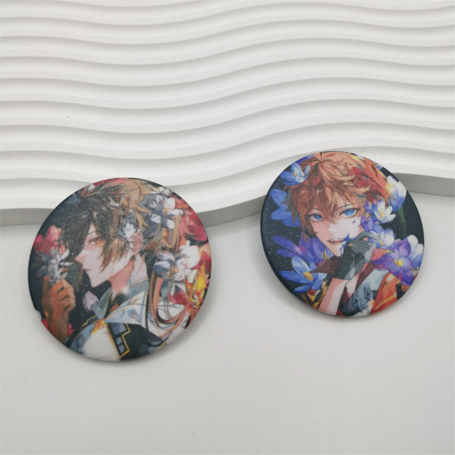 Genshin Impact Anime Brooch Pin